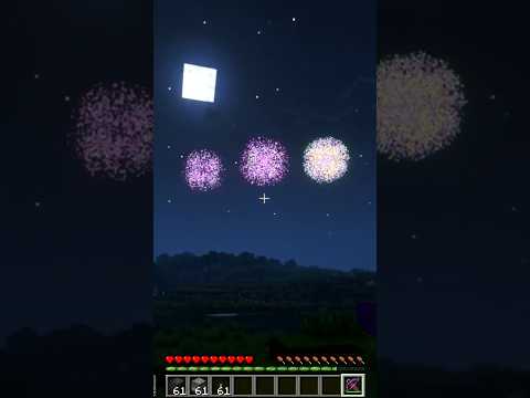 FEUERWERKSSHOW in Minecraft! #firework #minecraft #neostrics