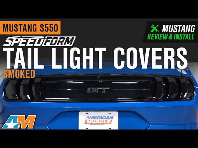 SpeedForm Tail Light Covers Smoked Mustang 2018-2023