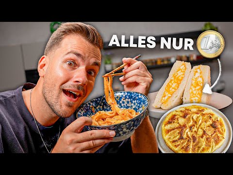 Ein Tag nur 1€ GERICHTE KOCHEN 👨🏻‍🍳