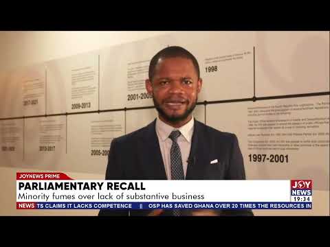 Parliamentary recall: Minority fumes over lack of substantive business