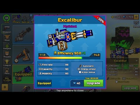 Pixel Gun 3D - Excalibur [Gameplay]