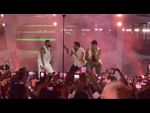 Davido invites Cavemen on stage to perform NA MONEY at DAVIDO TIMELESS CONCERT in Lagos