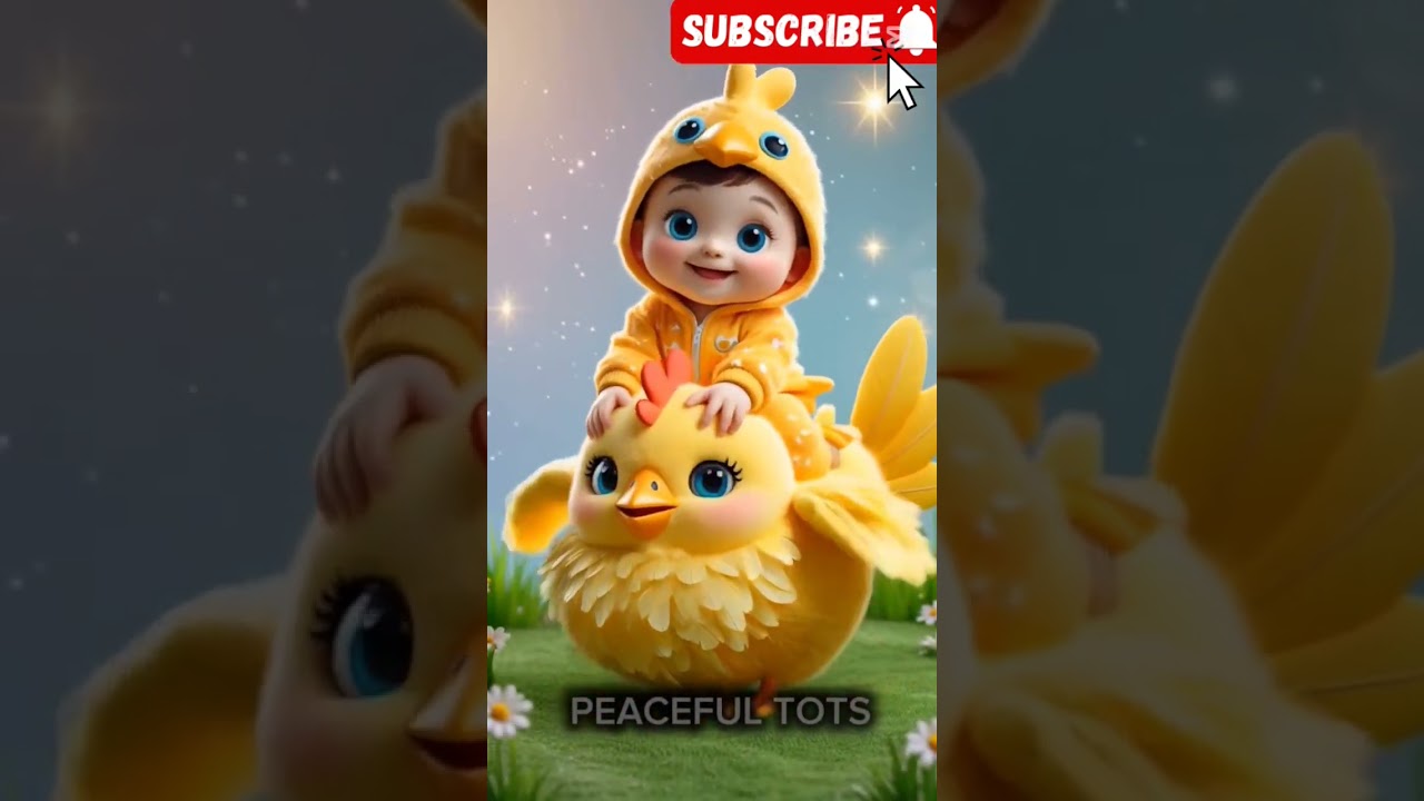 Hasbi Rabbi JallAllah 🐥🥚✨ | Viral Short | Peaceful Tots