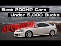 10 Cheap Ways To Get A Fun 200HP Car