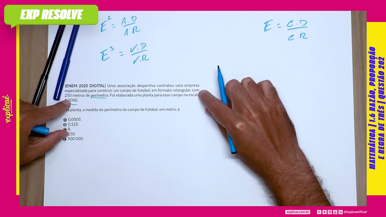 UMA ASSOCIAÇÃO DESPORTIVA CONTRATOU UMA EMPRESA (...) | RAZÃO, PROPORÇÃO E REGRA DE TRÊS