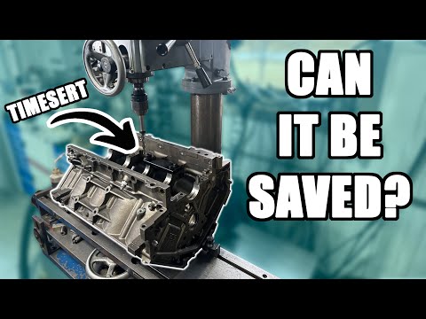 The Customer BROKE A Main Stud Off In Their BRAND NEW LS Block...