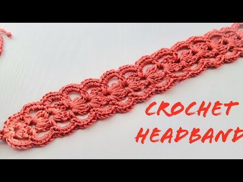 Easy Crochet headband PERFECT FOR BEGINNERS
