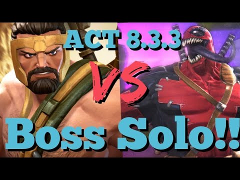 MCOC - ACT 8.3.3 - Hercules Vs Venompool - Boss Solo!!