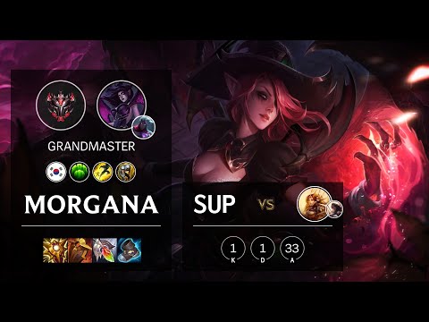 Morgana Support vs Leona - KR Grandmaster Patch 11.15
