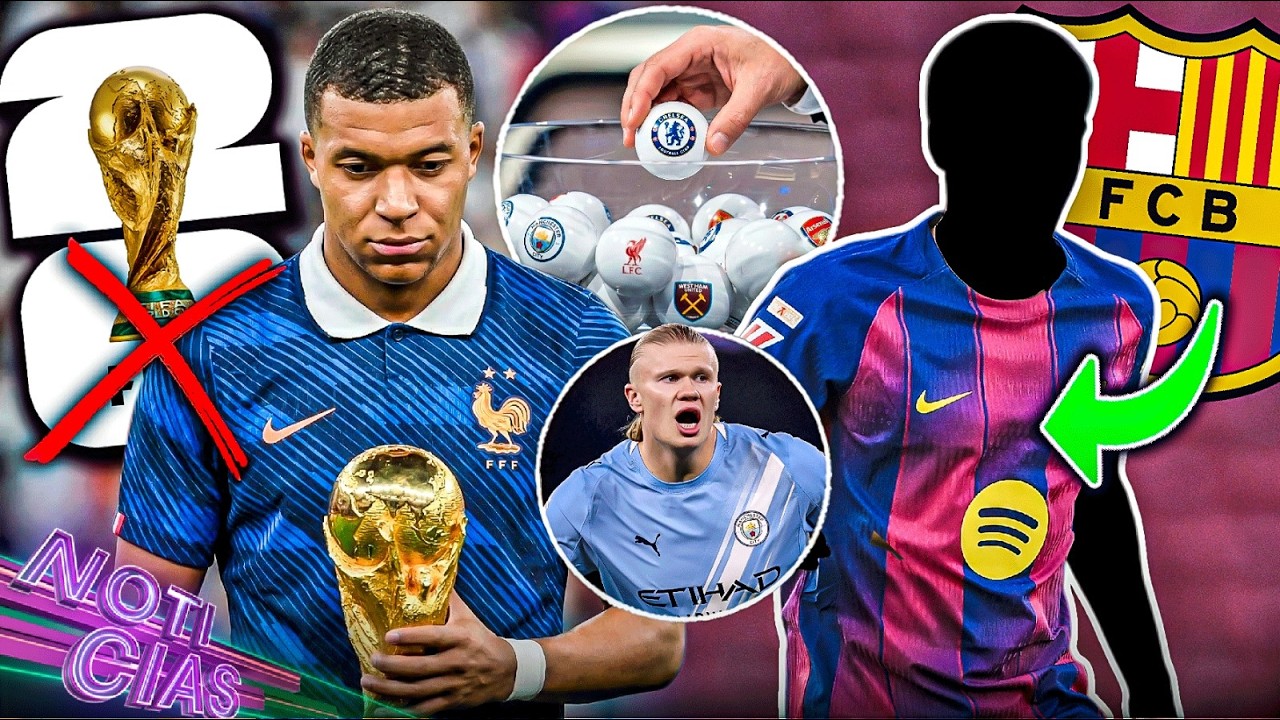 ¿Mbappé sin mundial? | Barça sigue nuevo central | Explotan: "sorteo amañado" | Calendario de terror