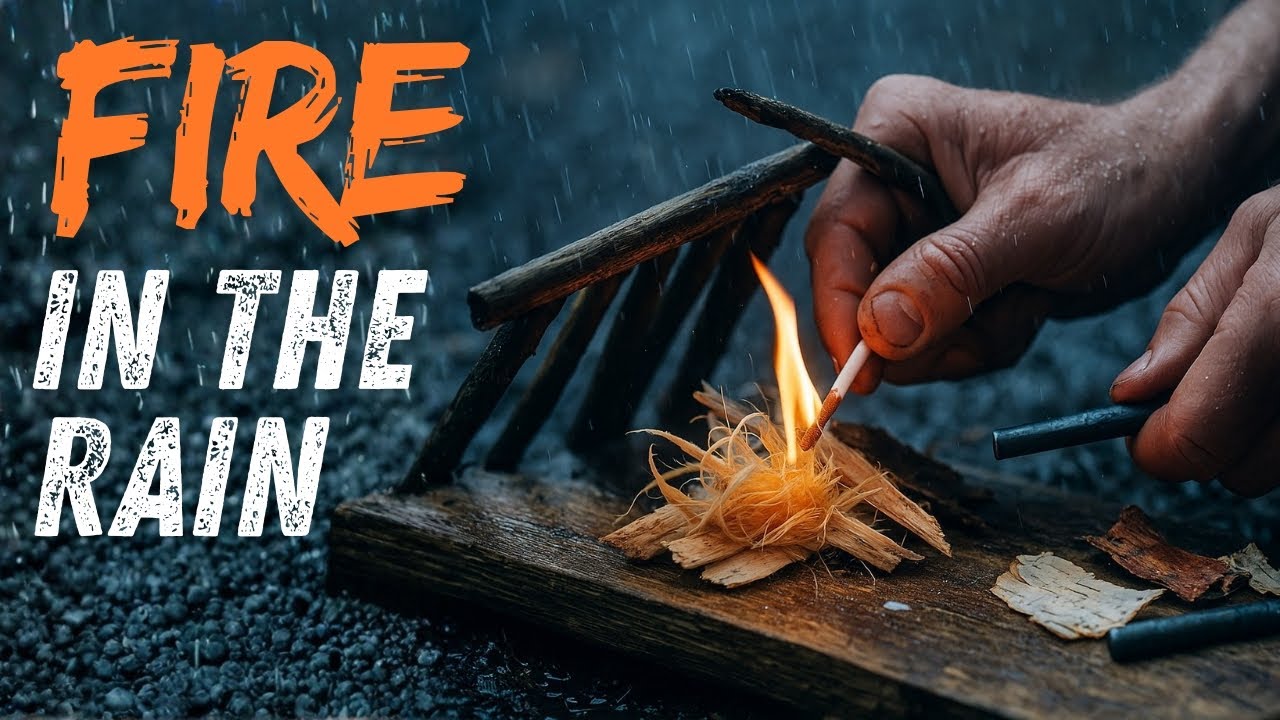5 Secrets Wilderness Experts Use to Start a Fire in the Rain