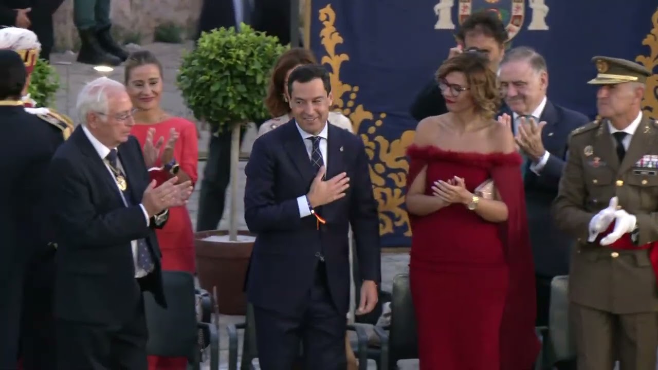 Acto de entrega de la medalla de oro de Melilla concedida a Andalucía