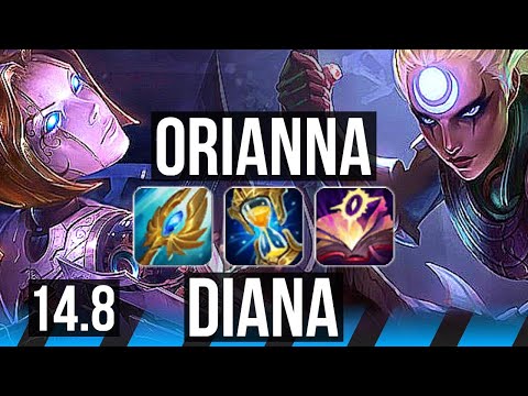 ORIANNA vs DIANA (MID) | 9/1/15, 39k DMG, Dominating, 400+ games | EUW Diamond | 14.8