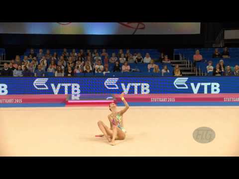 Xenia KILIANOVA (SVK) 2015 Rhythmic Worlds Stuttgart - Qualifications Clubs