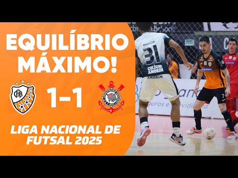 ⚔️ EQUILÍBRIO TOTAL! CARLOS BARBOSA E CORINTHIANS FICAM NO EMPATE NAS OITAVAS DA LNF!