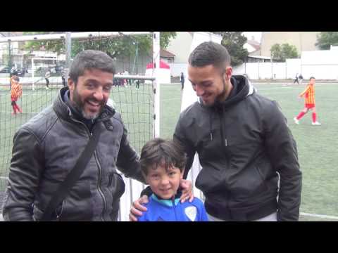 NOAH PERRIN AVEC KAMEL ET HARIS BELKEBLA (joueur pro)