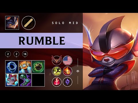 Rumble Mid vs Taliyah - NA Grandmaster Patch 25.24