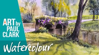 How to Paint a Little Bridge ...on a Painting Holiday Retreat!