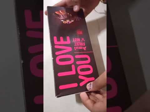 I LOVE YOU AMUL FRUIT N NUTS CHOCOLATE UNBOXING