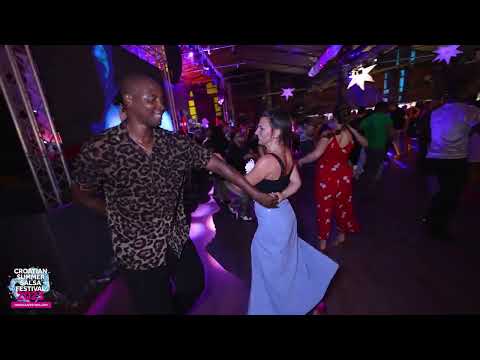 Achile Dinga & Nera Kraljevic ~ salsa social dancing @ CSSF, Rovinj