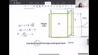 Answers to PSLE Math 2024 Paper 2 Question 15 (Rectangular Block Volume Question)