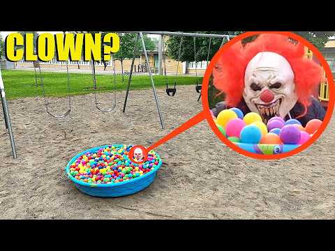 If you ever see this ball pit at this haunted park, Don't Go Inside! (Clown Inside)