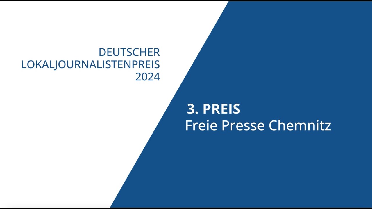 Deutscher Lokaljournalistenpreis 2024 – 3. Preis: Der Tod des Bürgermeisters Volkmar Schreiter