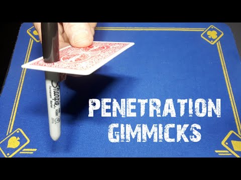 PENETRATION gimmick playing card/magic tricks