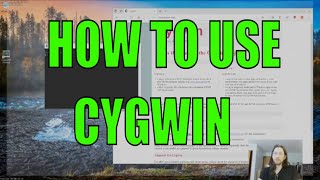 How-to use a Linux Terminal on Windows - Cygwin edition - with Birds Nature Sounds