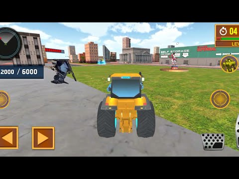 Tank Robot Car Game 2022- Robot Dinosaur Games #4- Android Game play