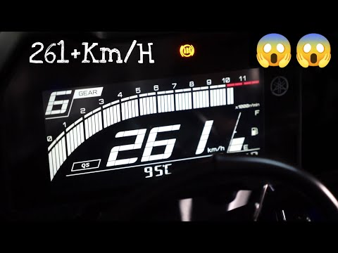 2022 YAMAHA R7 TOP SPEED ||262 KM/H + top speed 😱😱