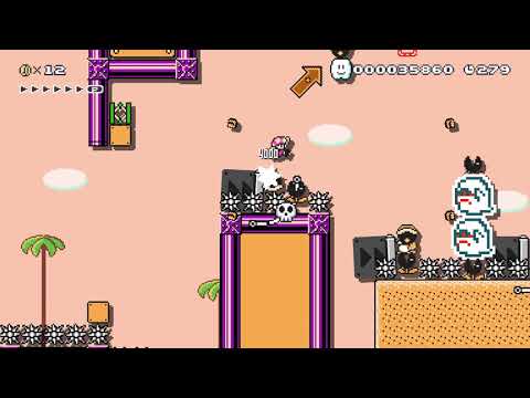 [SMM2] Yellow Dock | #TeamShell by Caspur