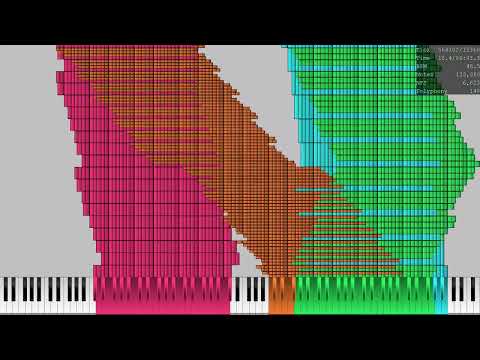 [Black MIDI] Cvfaf v6 but It's Mirrored | Khor Keys 4