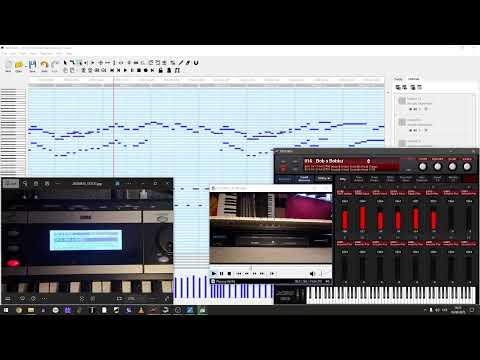 Janek X - Bubble Bobble Theme - MIDI on KORG X50