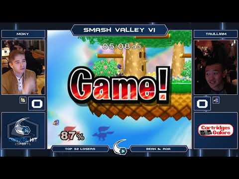Smash Valley VI | Moky (Fox) vs Trulliam (Falco) | Melee Losers Top 8 Qualifier
