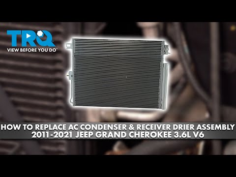 How to Replace AC Condenser & Receiver Drier Assembly 2011-2021 Jeep Grand Cherokee 3.6L V6