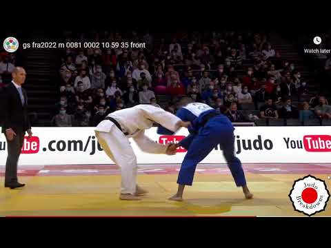 Sebastian Marcinkiewicz vs. Tizie Gnamien - U81 Mens Judo Grand Slam Paris 2022