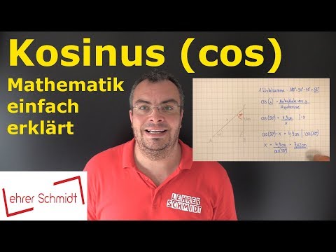 Cosine (cos) - Trigonometry | Mathematics - simply explained | Lehrerschmidt