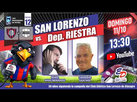 ⚽️ SAN LORENZO vs Dep. Riestra | Reacciones en VIVO | #EquipoDesafio 🔴 🔵 #sanlorenzo #futbol