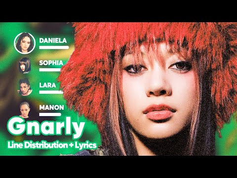 KATSEYE - Gnarly (Line Distribution + Lyrics Karaoke) PATREON REQUESTED