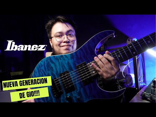 Vídeo relacionado con Ibanez GRG120QAASP-BGD GIO Series Guitarra eléctrica - Herrajes negros - Gradiation azul