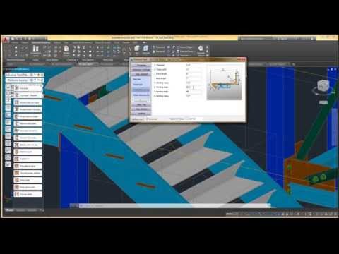 Advance Steel: Artificial Intelligence of Structural Detailing--Stairs, Railings & Plate Work