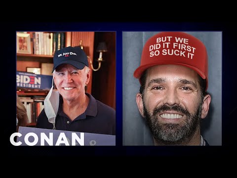 特朗普團隊迴應喬-拜登的帽子--TBS的CONAN (The Trump Team Responds To Joe Biden’s Hat - CONAN on TBS)