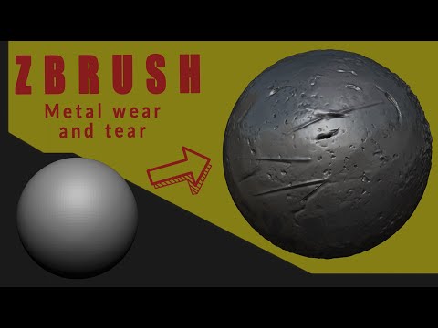 ZBrush Quick Tip Series: How to Create Metal Wear and Tear