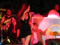 DEMI MOORE dancing at the Snoop show in Vegas.