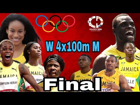Tokyo Olympic Games 2020 Live Women And Men 4x100m Final