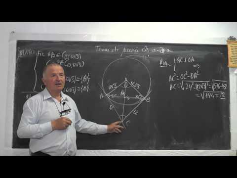 2/2 981 Pozitia relativa a unei drepte fata de cerc Cercul inscris / circumscris unui triunghi Cls 7