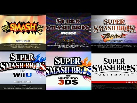 All Smash Bros. intros 1999-2018 (Real N64/GC/Wii/Wii U/N3DS/Switch Capture)