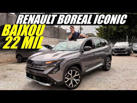 Baixou o Preço RENAULT BOREAL ICONIC e tem taxa zero. Quanto custa manter e todos detalhes