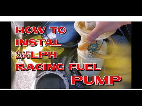 how to install 265LPH racing fuel pump vw, audi 1.8t